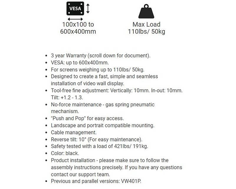 BARKAN VW401S LCD TV zidni nosač do 32- 80TV nosači