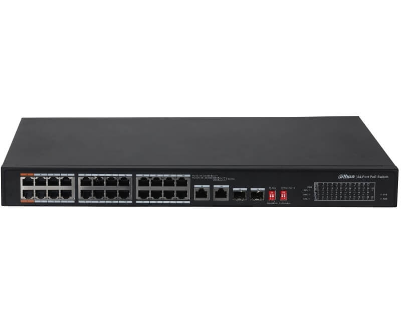 DAHUA PFS3226-24ET-240 24port Unmanaged PoE switchEthernet PoE svičevi