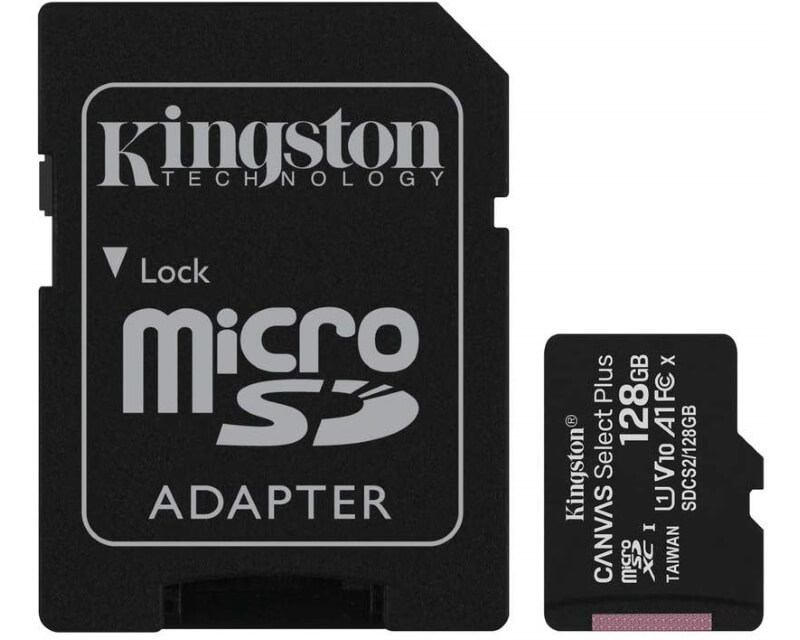 KINGSTON A1 MicroSDXC 128GB 100R class 10 - Hard disk za video nadzor