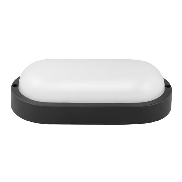 LED ovalna brodska lampa 18W crnaLed plafonjere