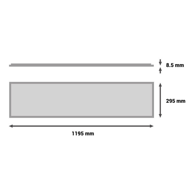 LED panel 43W dnevno svetlo Prosto 1200x300Led paneli