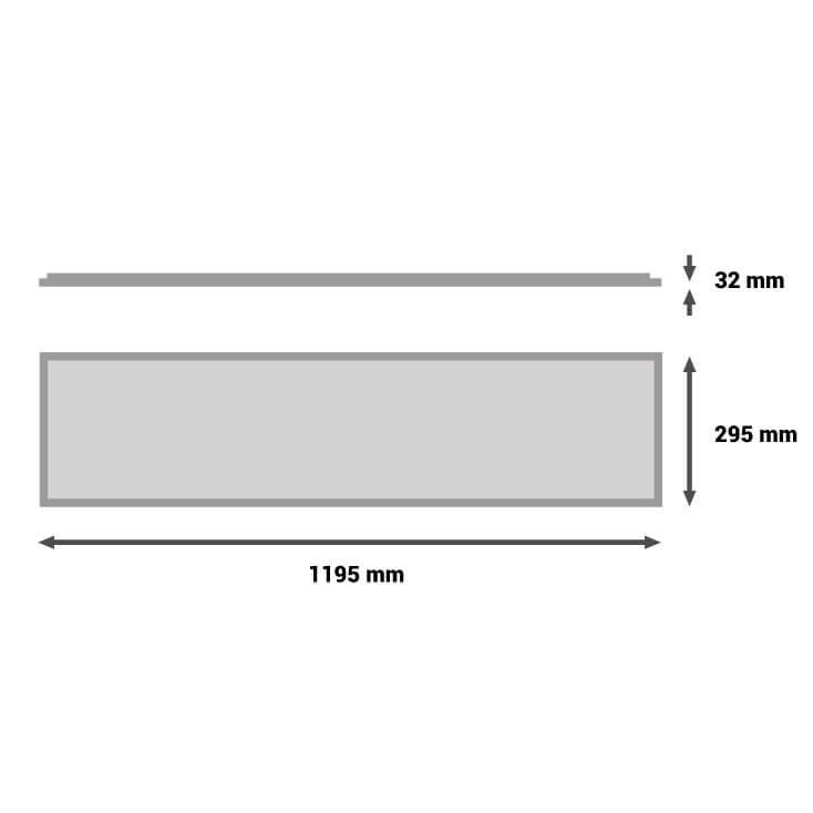 LED panel 44.4W dnevno svetlo Prosto 1200x300Led paneli