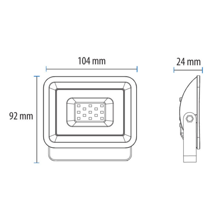 LED reflektor 10W beli ProstoLed reflektori