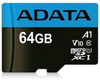 A-DATA UHS-I MicroSDXC 64GB class 10 + adapter AUSDX64GUICL10A1-RA1Hard disk za video nadzor