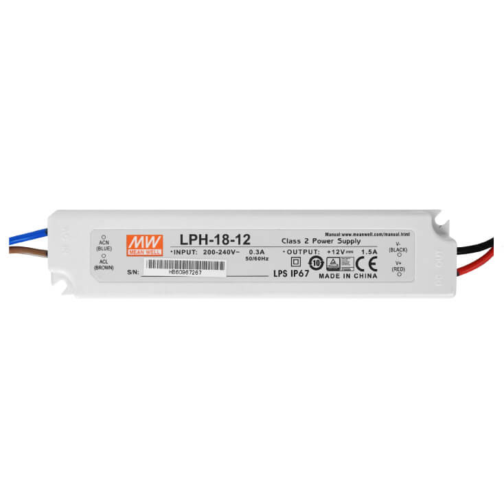 Napajanje 12V 18W IP67Led oprema