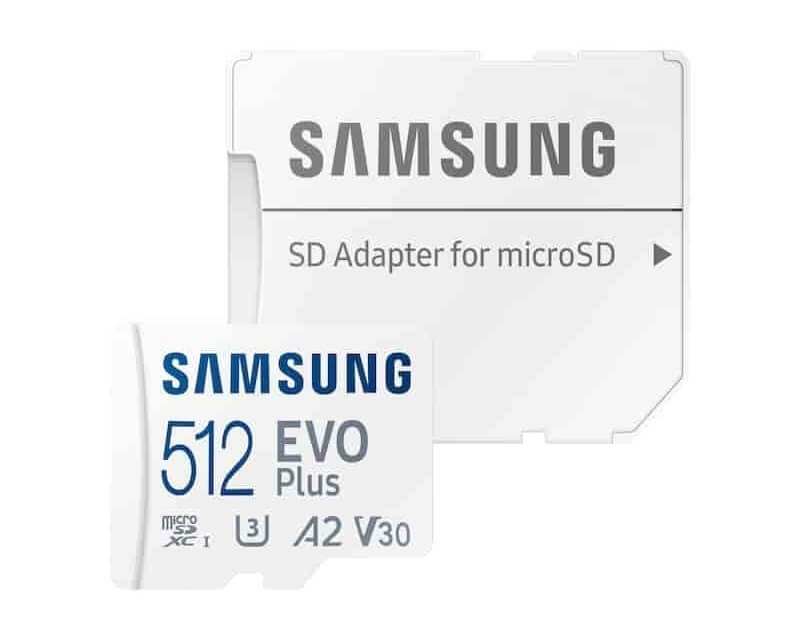 SAMSUNG EVO PLUS MicroSD Card 512GB class 10 + Adapter MB-MC512KAHard disk za video nadzor