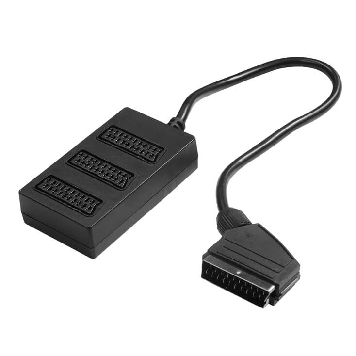 Scart razdelnik sa 3 mestaKablovi
