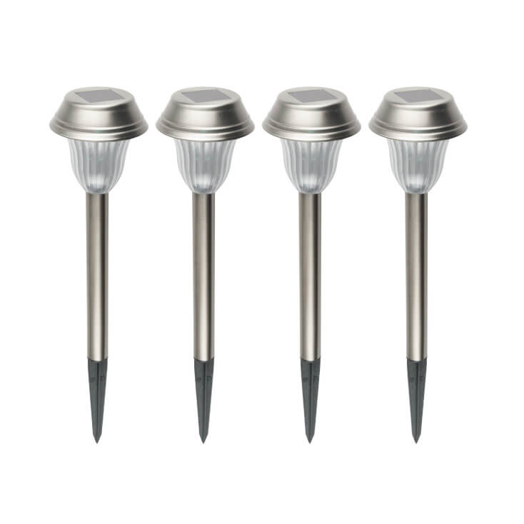 Set solarnih baštenskih lampi 4 kom.Led spoljna rasveta