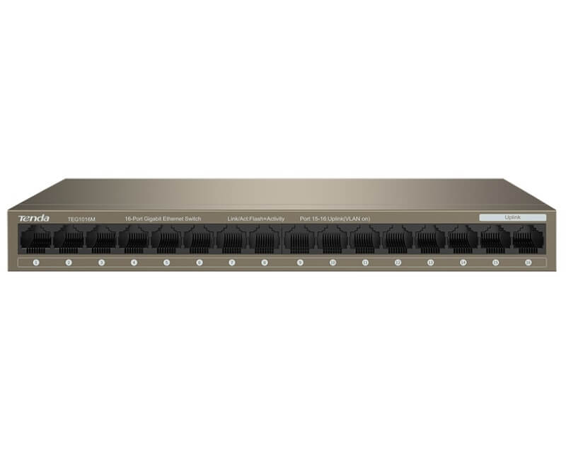 TENDA TEG1016M 16-Port Gigabit Ethernet SwitchEthernet svičevi