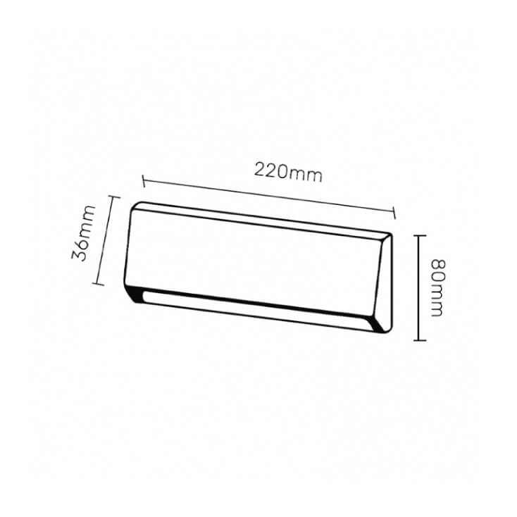 Zidna LED lampa 4W za unutrašnje i spoljašnje prostoreLed spoljna rasveta