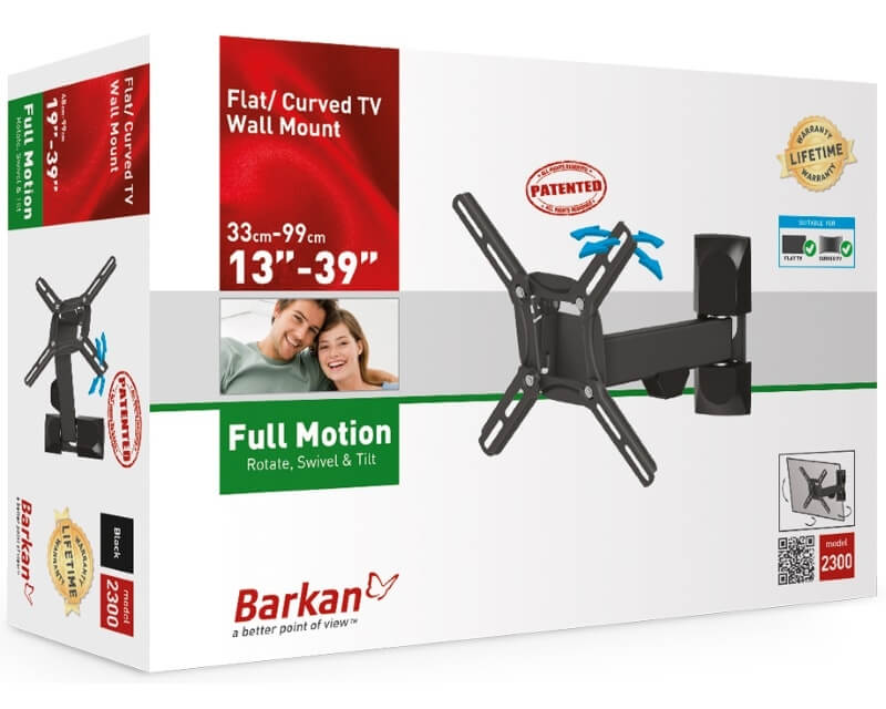Zidni nosač za TV do 39 BARKAN 2300.BTV nosači