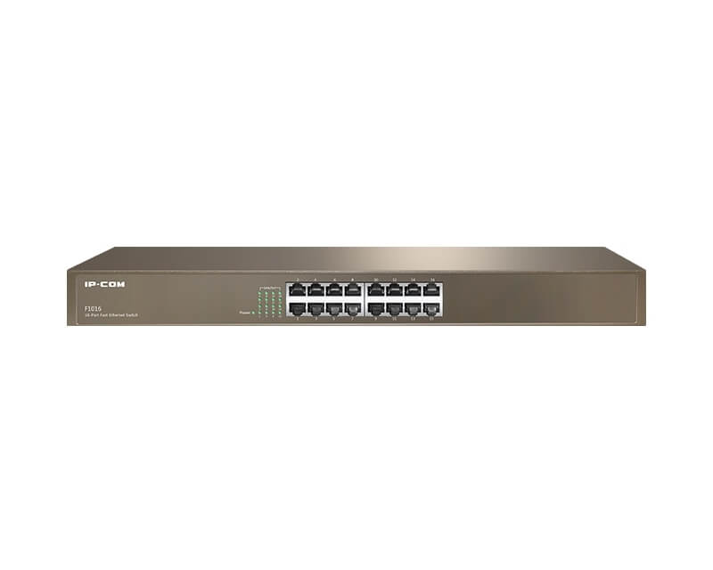 IP-COM F1016 16-Port Fast Ethernet Rackmount SwitchEthernet svičevi