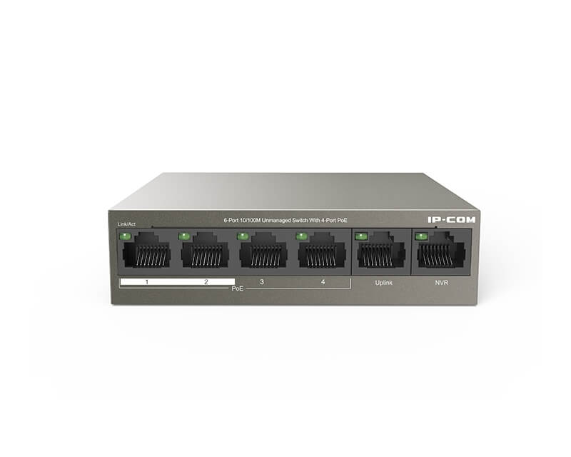 IP-COM F1106P-4-63W 6-Port 10/100M Unmanaged Switch With 4-Port PoEEthernet PoE svičevi