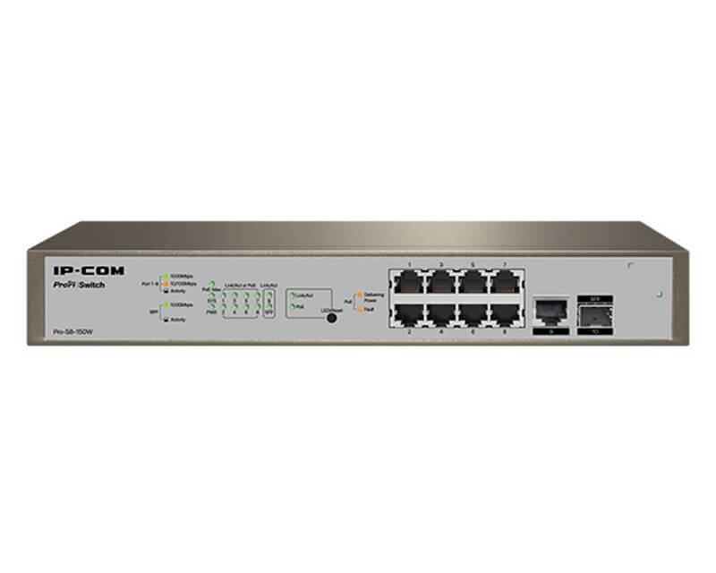 IP-COM PRO-S8-150W 8 ports Profi SwitchEthernet svičevi